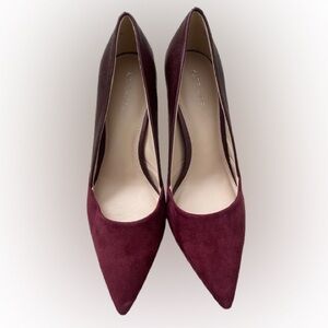 Kelly & Katie Maroon Pointed Heels